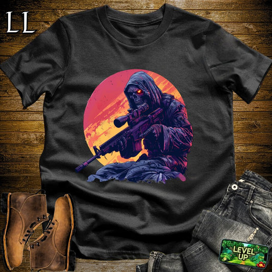 Sniper Grim Reaper Softstyle Tee - Black - LegacyLayers