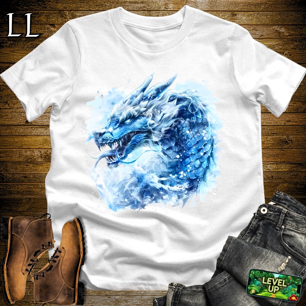 Snow Dragon Softstyle Tee - White - LegacyLayers