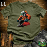Snowboard Gorilla Softstyle Tee Military Green | Winter Beast Tee