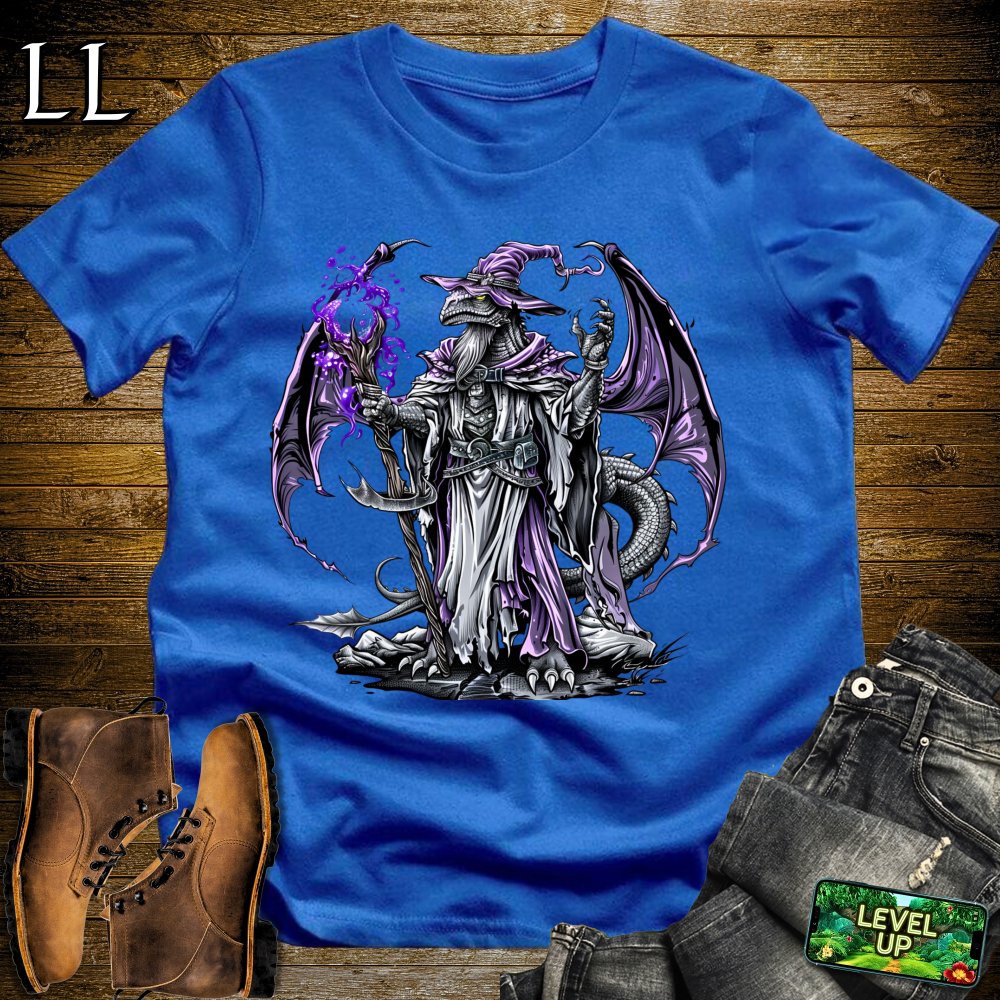 Sorcerer Dragon Softstyle Tee - Royal - LegacyLayers