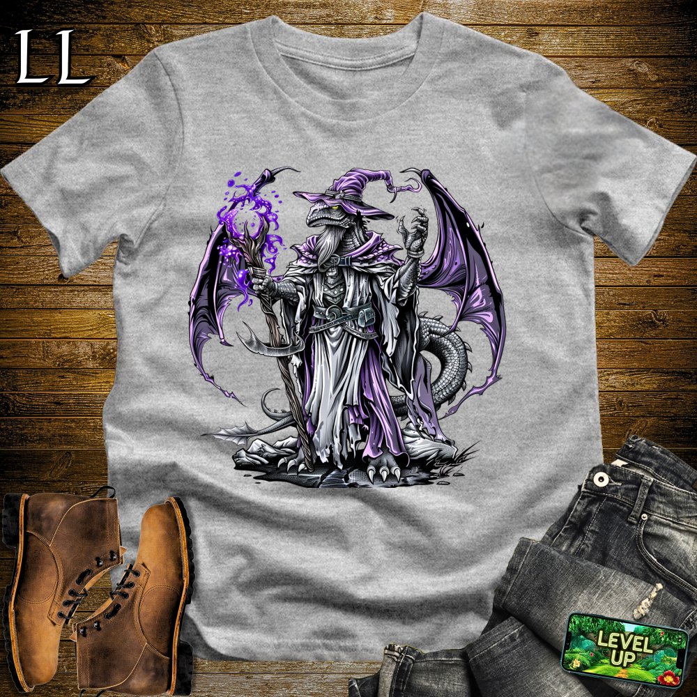 Sorcerer Dragon Softstyle Tee - Sport Grey - LegacyLayers