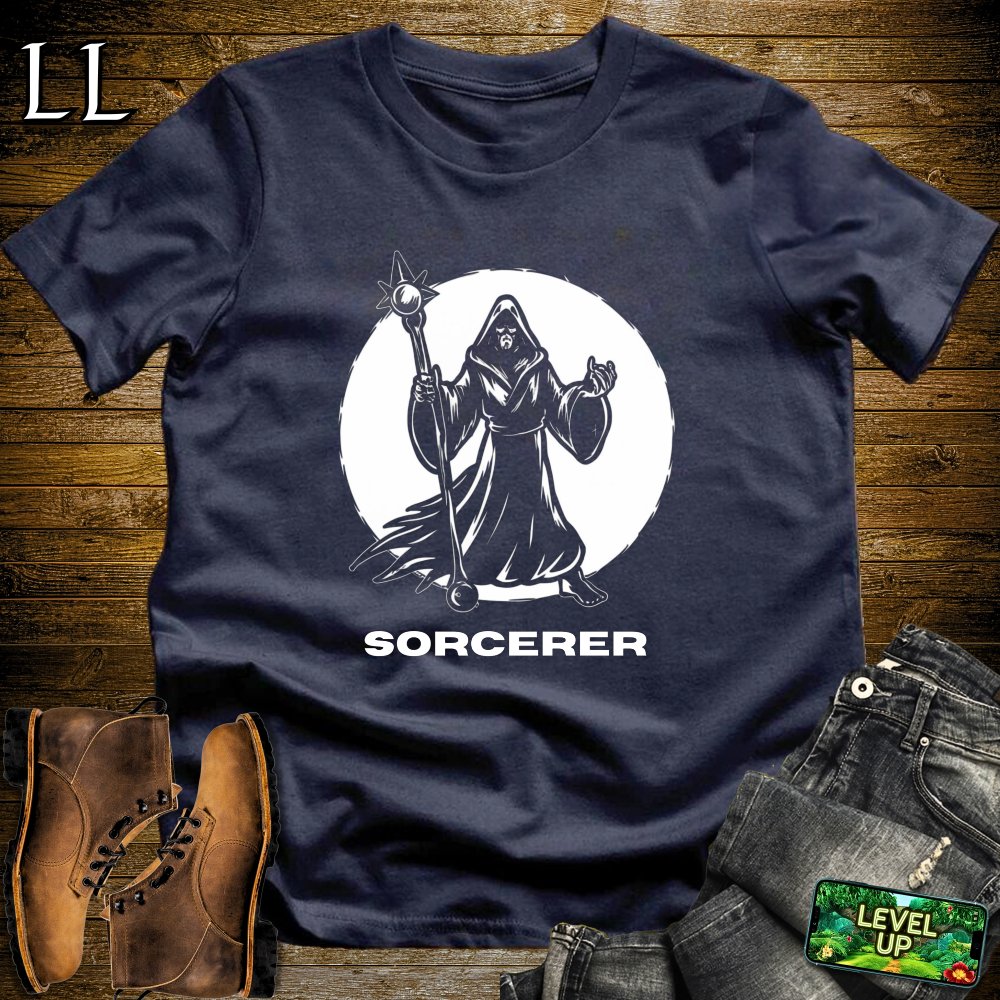 Sorcerer Softstyle Tee - Navy - LegacyLayers