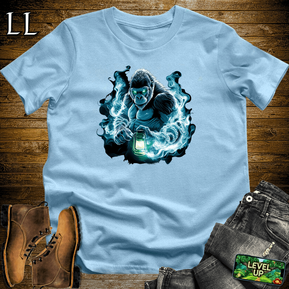 Soul Keeper Gorilla Light Blue | Mystical Tee