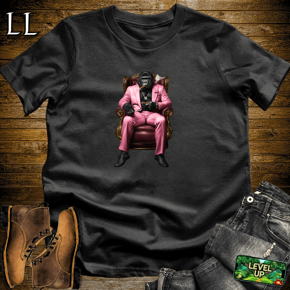 South Beach Cigar Gorilla Black | Gorilla Graphic Tee