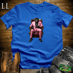 South Beach Cigar Gorilla Royal Blue | Gorilla Graphic Tee