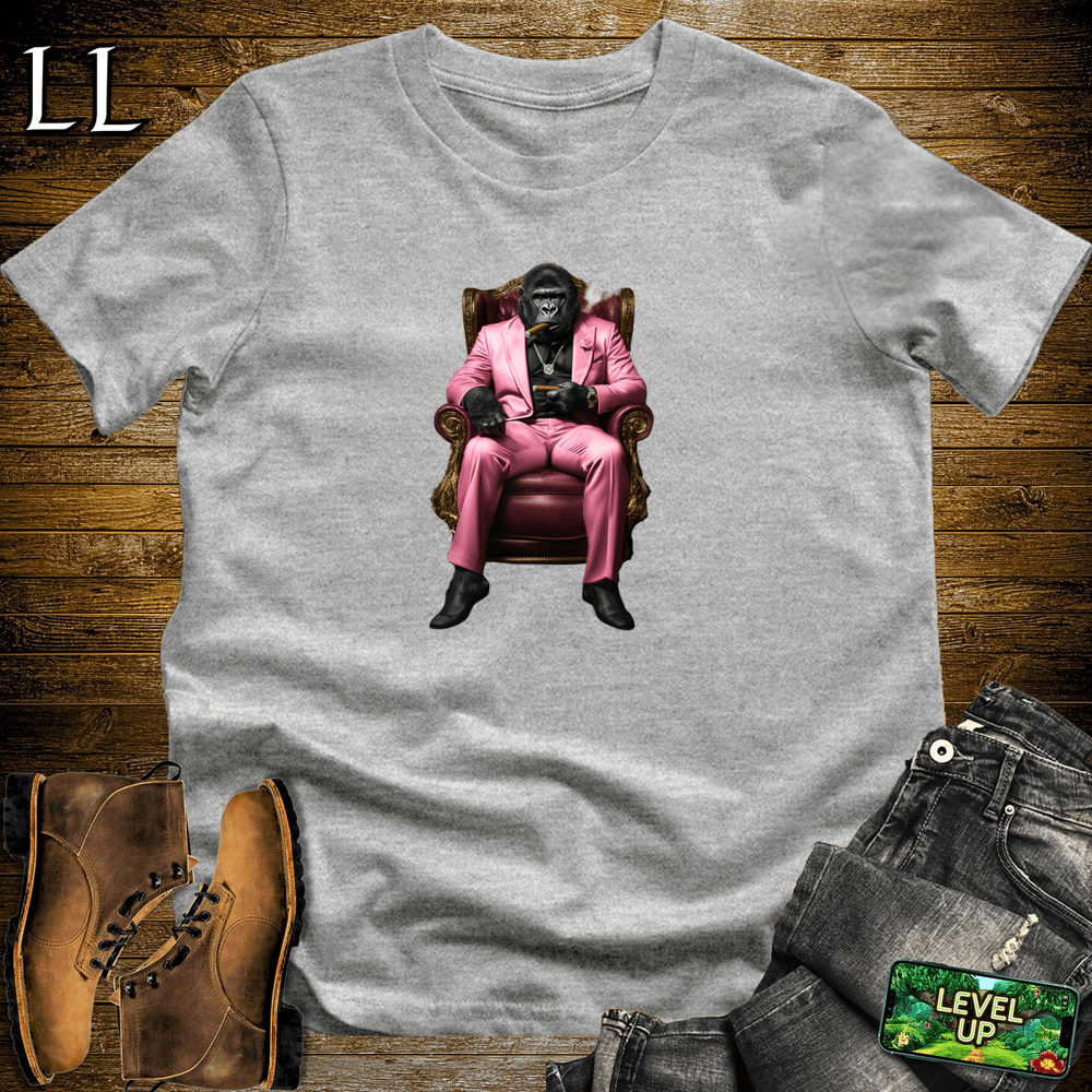 South Beach Cigar Gorilla Sport Grey | Gorilla Graphic Tee
