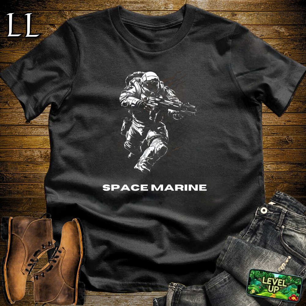 Space Marine Softstyle Tee - Black - LegacyLayers