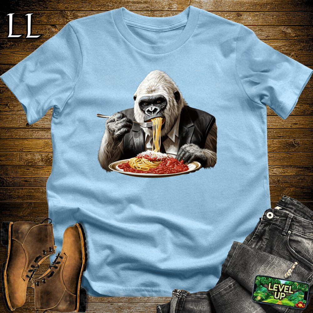 Spaghetti Gorilla - Light Blue - LegacyLayers