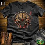 Spider Samurai Black | Arachnid Warrior Graphic Tee