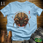 Spider Samurai Light Blue | Arachnid Warrior Graphic Tee