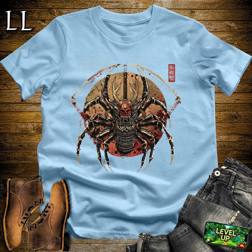 Spider Samurai Softstyle Tee - Light Blue - LegacyLayers