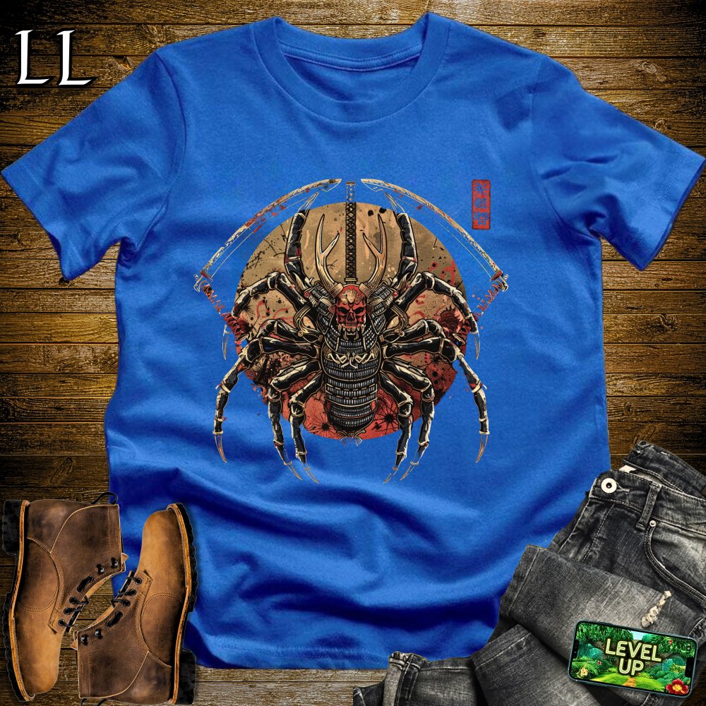 Spider Samurai Softstyle Tee - Royal - LegacyLayers