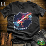 Star Destroyer Samurai Black | Sci-Fi Warrior Tee