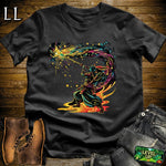 Star Slicer Samurai Black | Space Warrior Graphic Tee