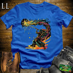 Star Slicer Samurai Royal | Space Warrior Graphic Tee