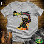 Star Slicer Samurai Sport Grey | Space Warrior Graphic Tee