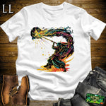 Star Slicer Samurai White | Space Warrior Graphic Tee