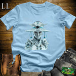 Starfleet Samurai Light Blue | Space Explorer Warrior Tee