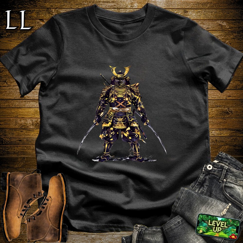 Stinging Bee Samurai Softstyle Tee - Black - LegacyLayers