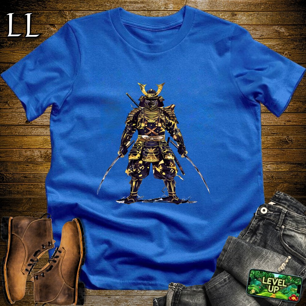 Stinging Bee Samurai Softstyle Tee - Royal - LegacyLayers