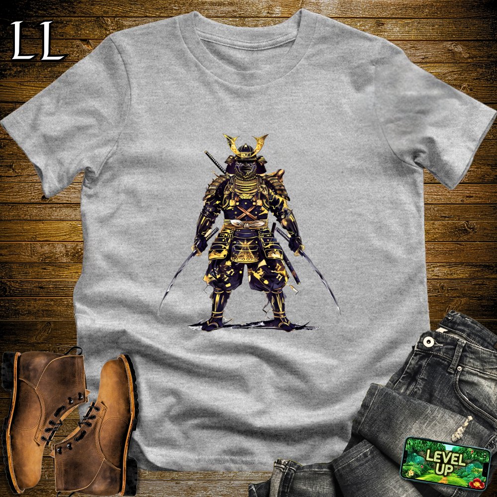 Stinging Bee Samurai Sport Grey | Nature Warrior Graphic Tee