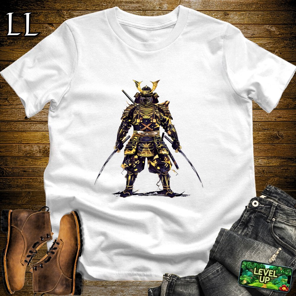 Stinging Bee Samurai Softstyle Tee - White - LegacyLayers