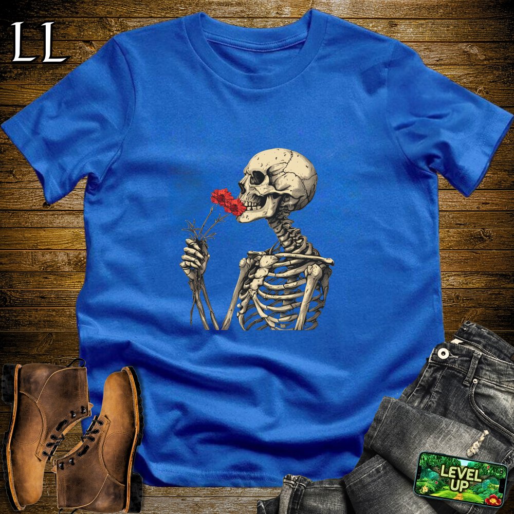 Stop and Smell the Roses Forever Reaper Softstyle Tee - Royal - LegacyLayers