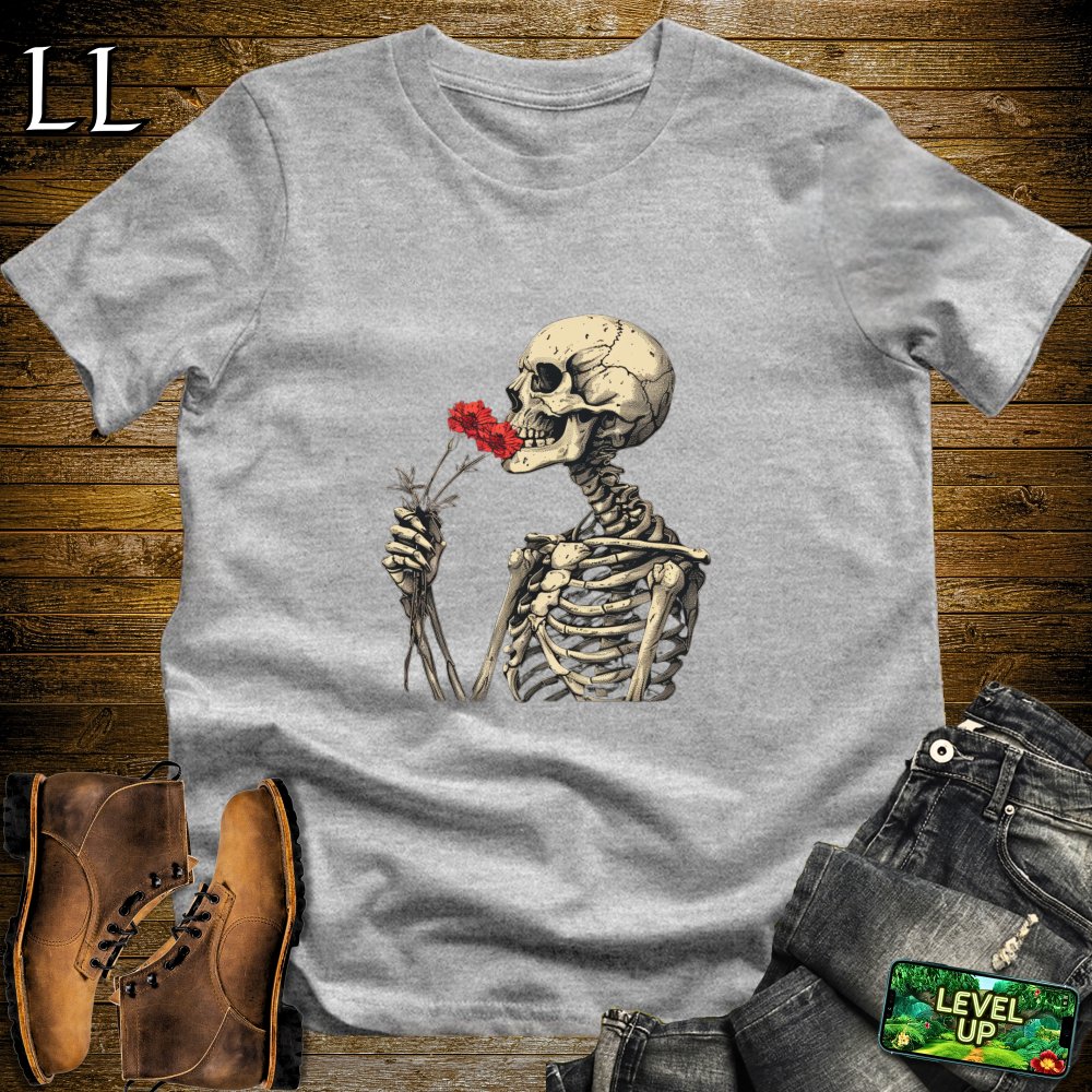 Stop and Smell the Roses Forever Reaper Softstyle Tee - Sport Grey - LegacyLayers