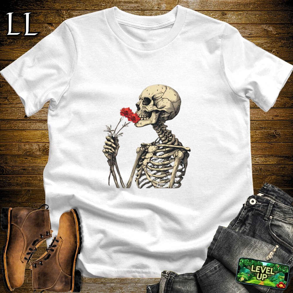 Stop and Smell the Roses Forever Reaper Softstyle Tee - White - LegacyLayers