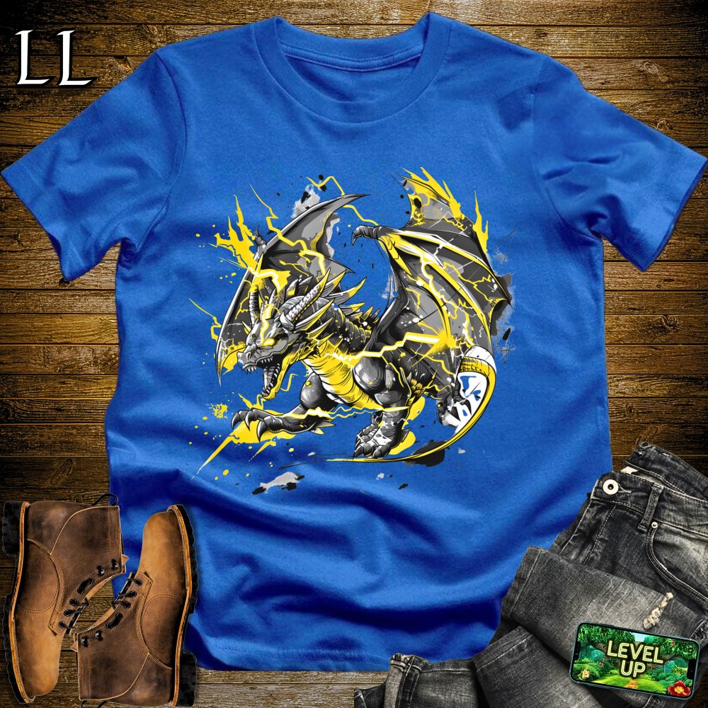 Storm Thunder Dragon Softstyle Tee - Royal - LegacyLayers