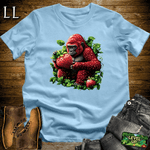 Strawberry Gorilla Softstyle Tee Light Blue | Fruit Beast Tee