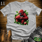 Strawberry Gorilla Softstyle Tee Sport Grey | Fruit Beast Tee