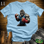 Street Fighter Gorilla Softstyle Tee Light Blue | Boss Tee
