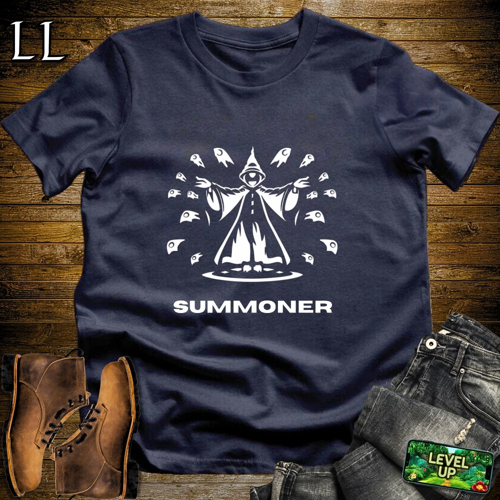 Summoner Softstyle Tee - Navy - LegacyLayers