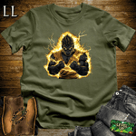 Super Powered Up Gorilla Military Green | Superpower Shirt