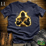 Super Powered Up Gorilla Navy | Superpower Shirt