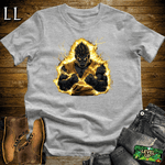 Super Powered Up Gorilla Sport Grey | Superpower Shirt