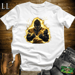 Super Powered Up Gorilla White | Superpower Shirt
