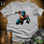 SuperHero Gorilla Softstyle Tee Sport Grey | Mighty Tee