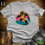 Surfing Gorilla Softstyle Tee Sport Grey | Wave Rider Tee