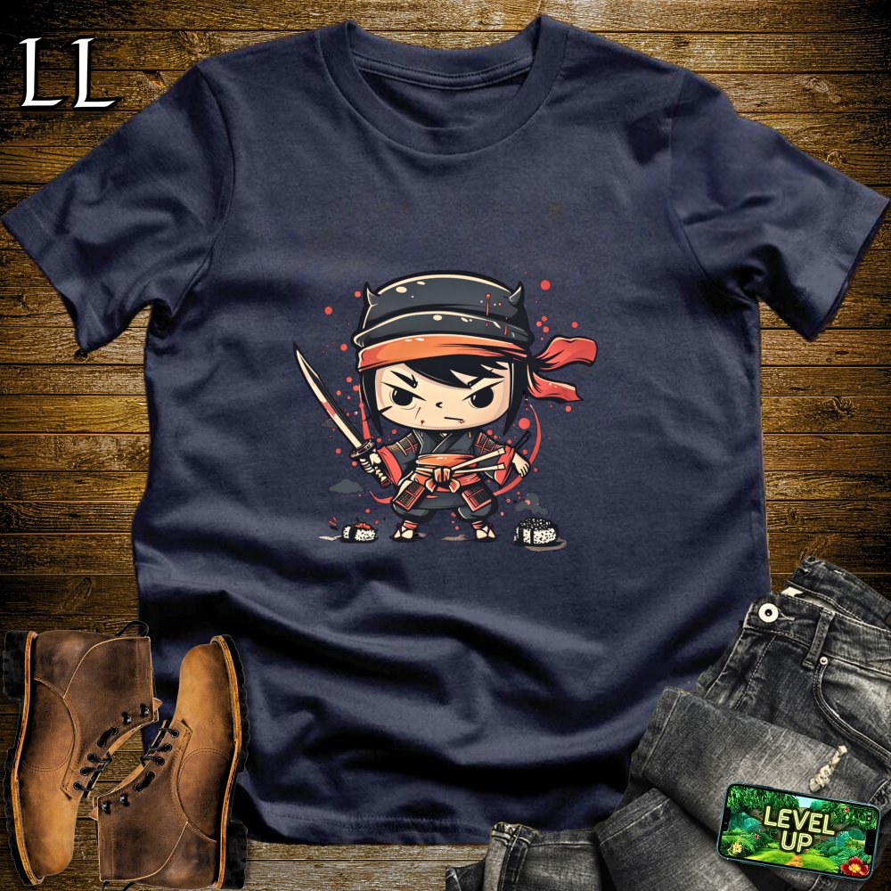 Sushi Samurai Softstyle Tee - Navy - LegacyLayers