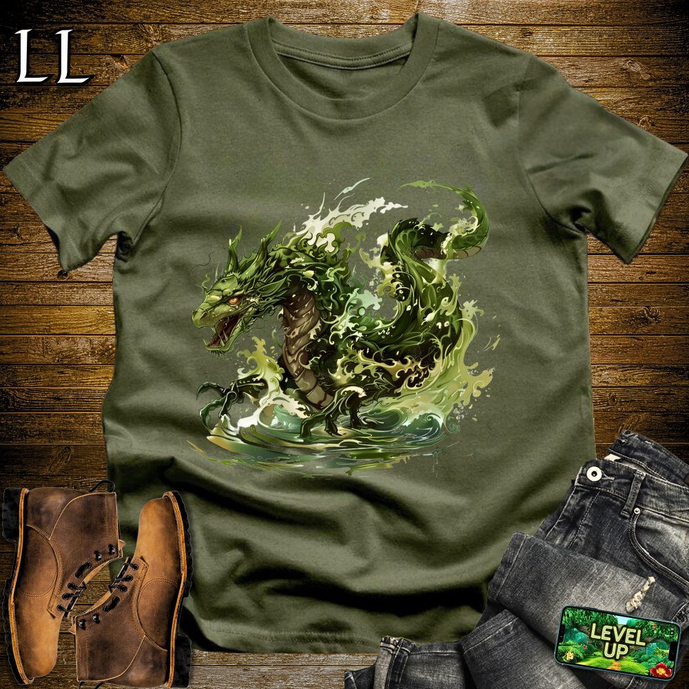 Swamp Dragons Softstyle Tee - Military Green - LegacyLayers