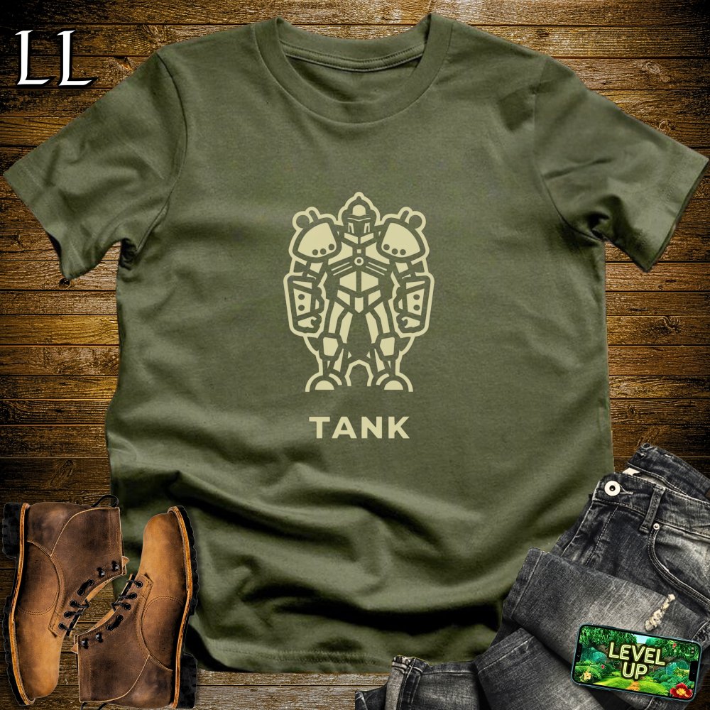 Tank Softstyle Tee - Military Green - LegacyLayers