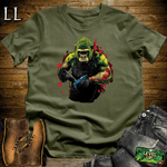 Tattoo Gorilla Softstyle Tee Military Green | Ink Beast Tee