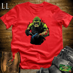 Tattoo Gorilla Softstyle Tee Red | Ink Beast Tee