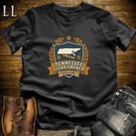 Tennessee Cigar Smoker Shield T-Shirt Black | Tennessee Cigar Crest Gift Tee