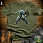 Tennis Gorilla Softstyle Tee Military Green | Court King Tee