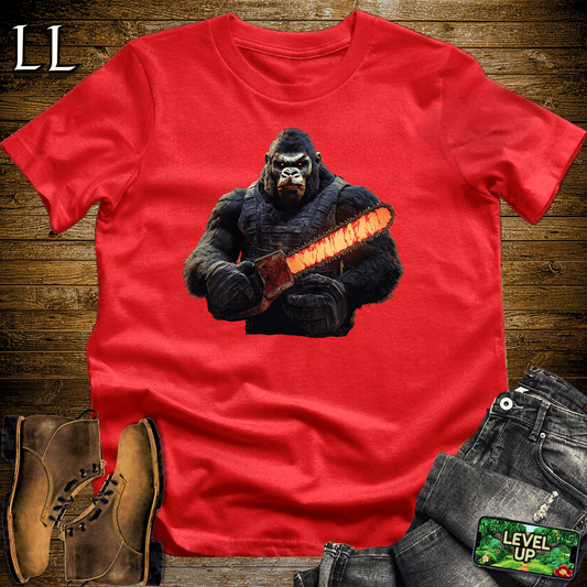 Texas Chainsaw Gorilla - Red - LegacyLayers