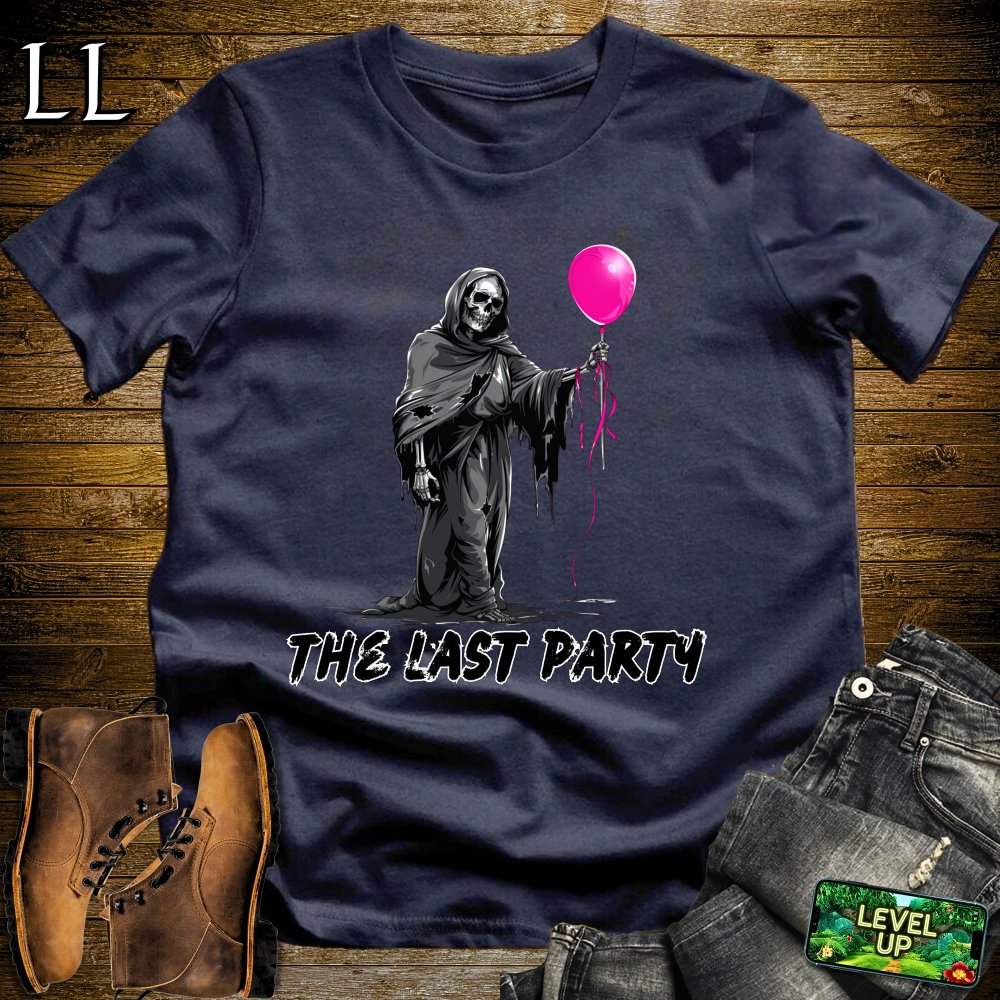 The Last Party Grim Reaper Softstyle Tee - Navy - LegacyLayers