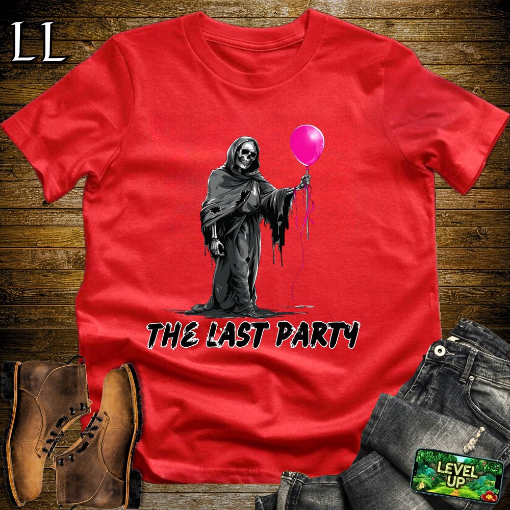 The Last Party Grim Reaper Softstyle Tee - Red - LegacyLayers